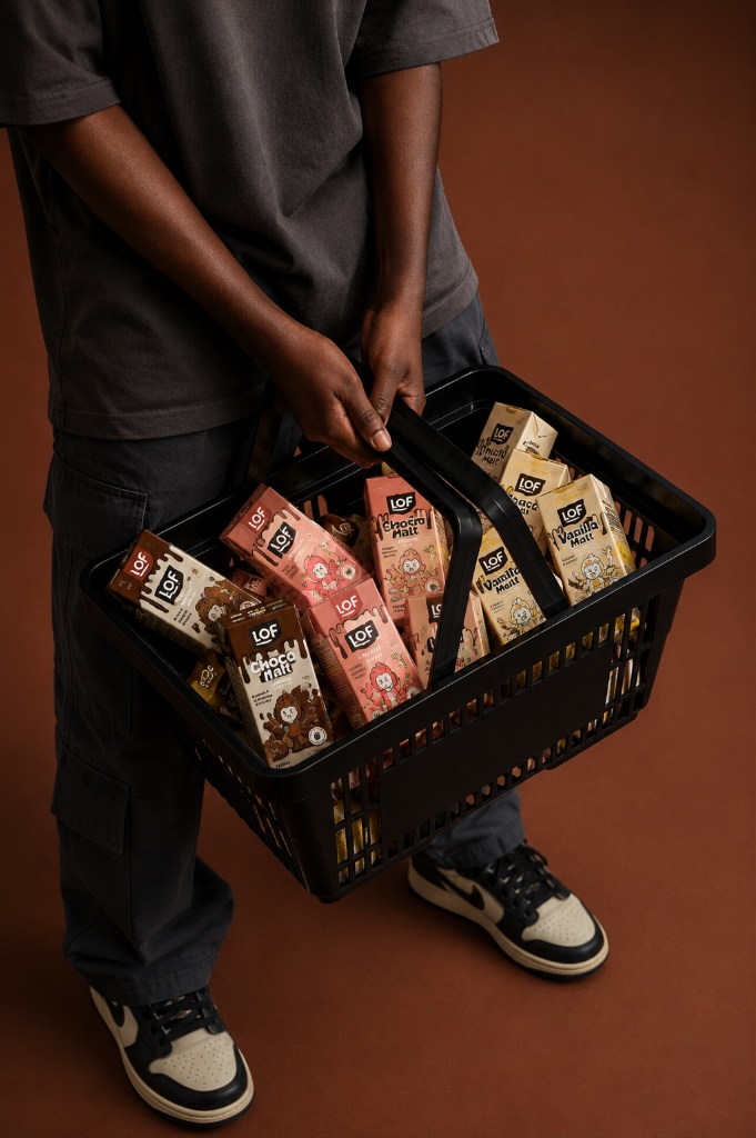 Shopping basket full of LOF packages